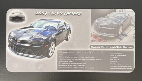 Custom Car Show Boards (Foam Core / Aluminum) - Image 9