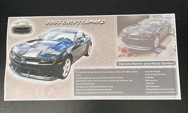 Custom Car Show Boards (Foam Core / Aluminum) - Image 7